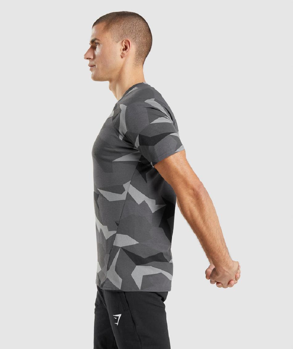 Gymshark Critical Muške T Shirts Crne | HR 2364DFM